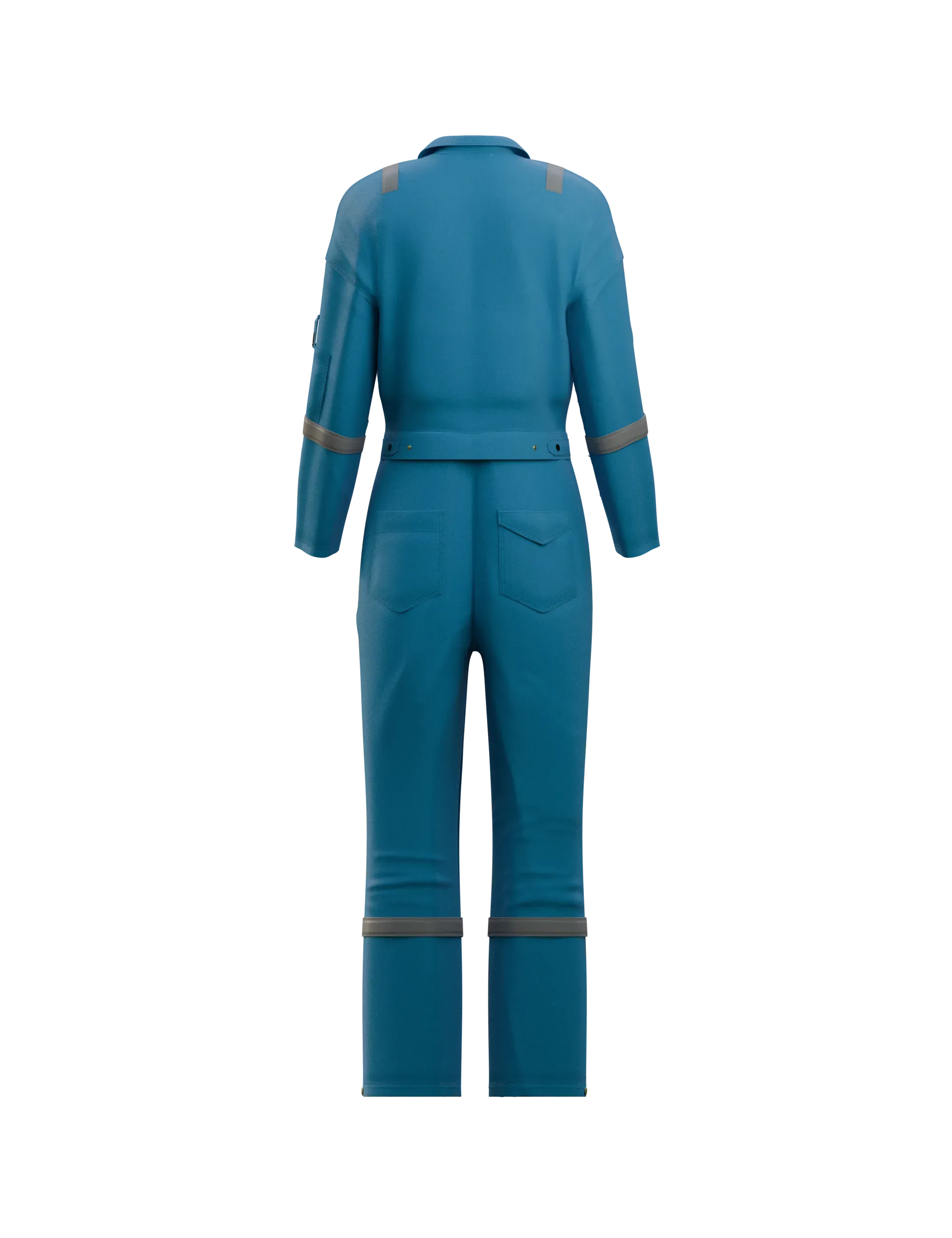 Midrian Inherent FR Ecogreen Detachable Female Coverall - Image 3