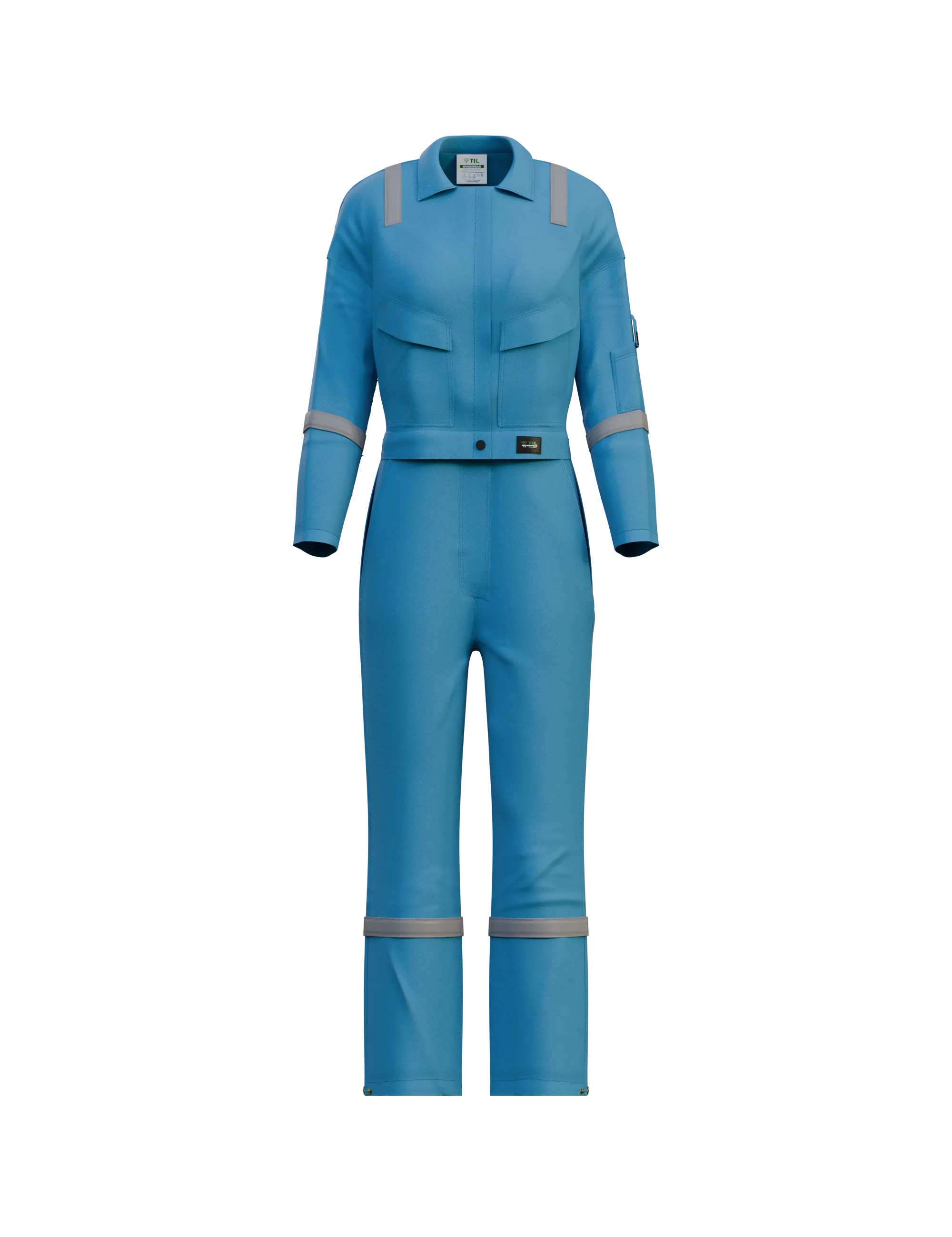 Midrian Inherent FR Ecogreen Detachable Female Coverall