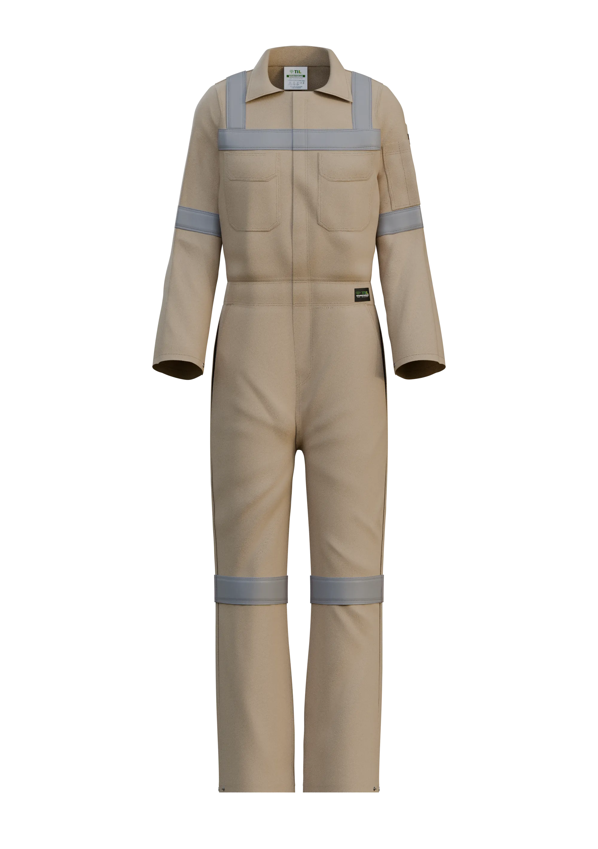 Midrian Inherent FR Ecogreen Detachable Female Coverall - TIL WorkWear